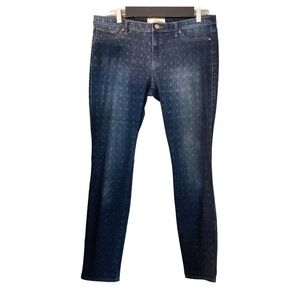 $10$ add on DITTOS vintage low rise jeggings w/ diamond pattern. Size 32